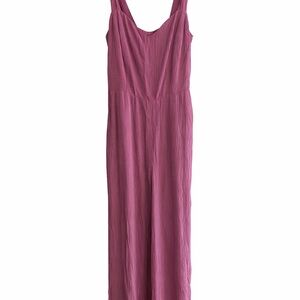 Market Spruce Mauve Wide-Leg Jumpsuit | Size Small | Pockets